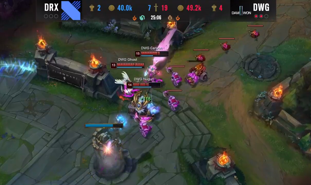 开云体育APP下载-DRX翻盘G2，Canyon完成史诗逆转四强赛2:1（上海）